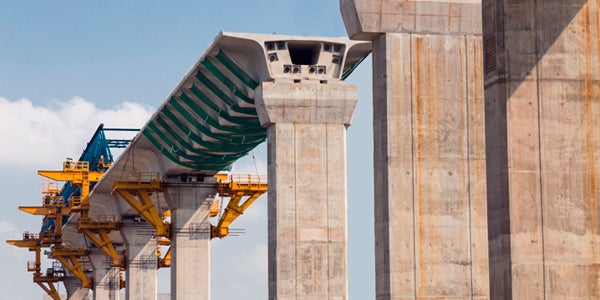 Bridge under construction