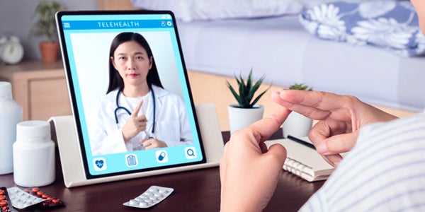 doctor telehealth visit